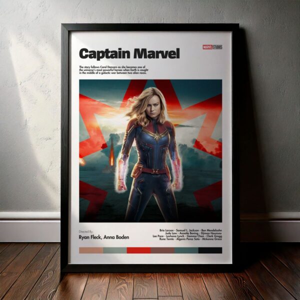 Cuadro Captain Marvel (Capitana Marvel) Modelo 01