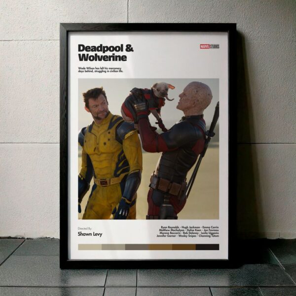 Cuadro Deadpool & Wolverine (Deadpool y Lobezno) Modelo 04