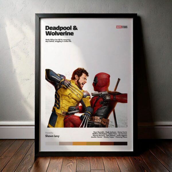Cuadro Deadpool & Wolverine (Deadpool y Lobezno) Modelo 05