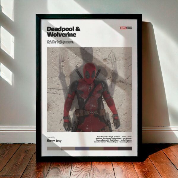 Cuadro Deadpool & Wolverine (Deadpool y Lobezno) Modelo 07