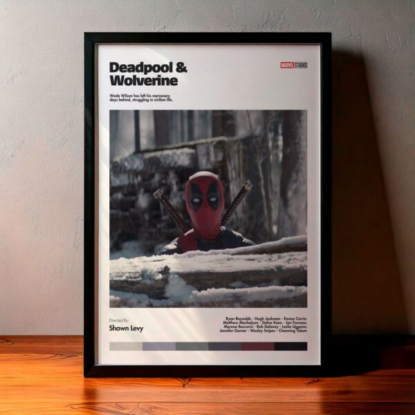 Cuadro Deadpool & Wolverine (Deadpool y Lobezno) Modelo 09