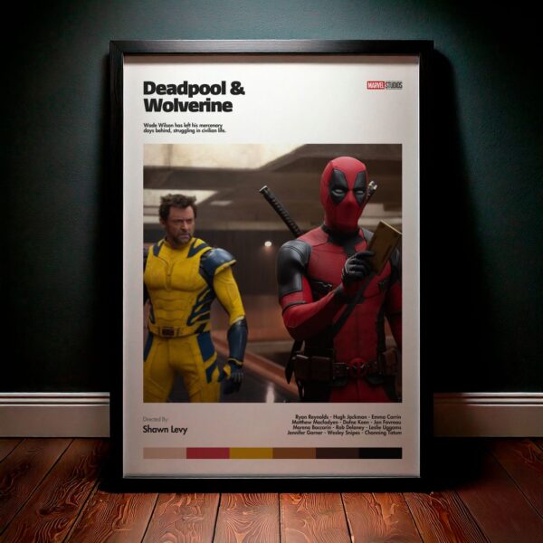 Cuadro Deadpool & Wolverine (Deadpool y Lobezno) Modelo 11
