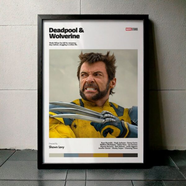 Cuadro Deadpool & Wolverine (Deadpool y Lobezno) Modelo 12