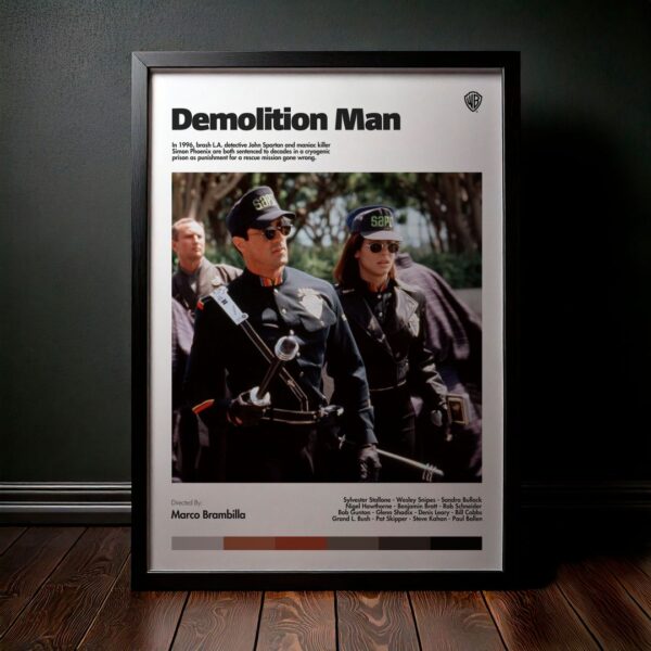 Cuadro Demolition Man (El demoledor) Modelo 02