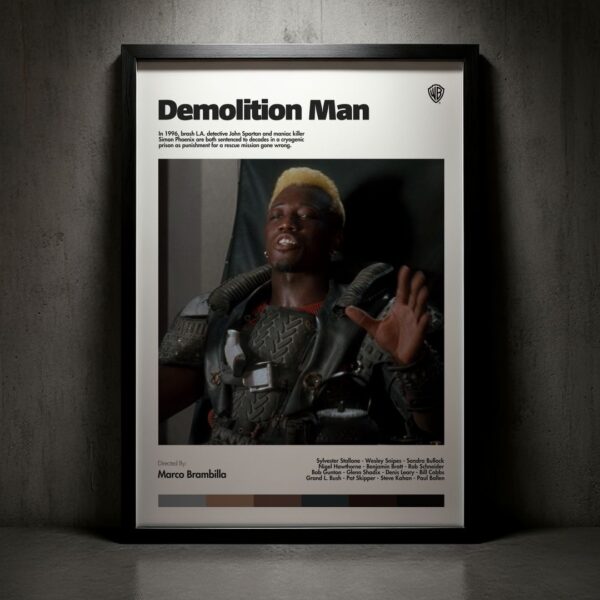 Cuadro Demolition Man (El demoledor) Modelo 03