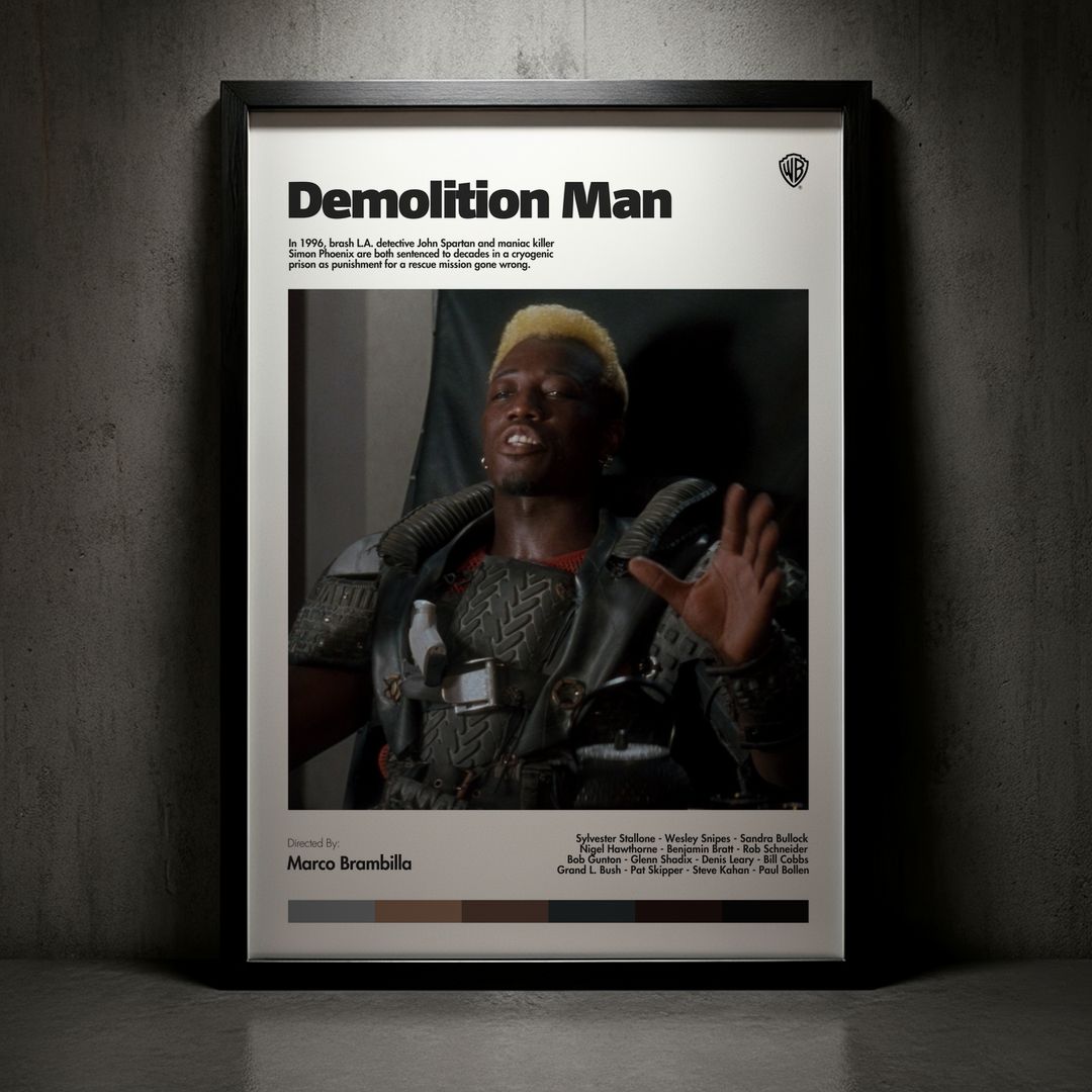 Cuadro Demolition Man (El demoledor) Modelo 03