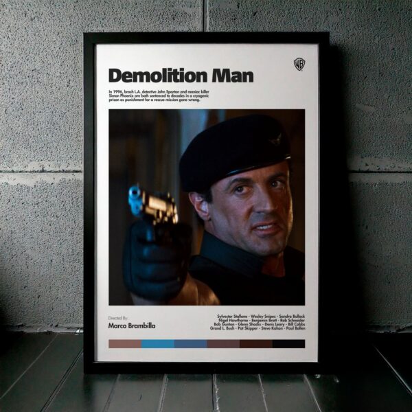 Cuadro Demolition Man (El demoledor) Modelo 01
