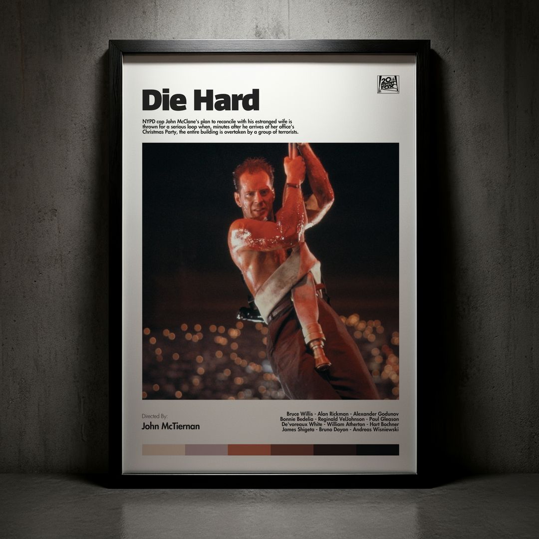 Cuadro Die Hard (Duro de matar) Modelo 03