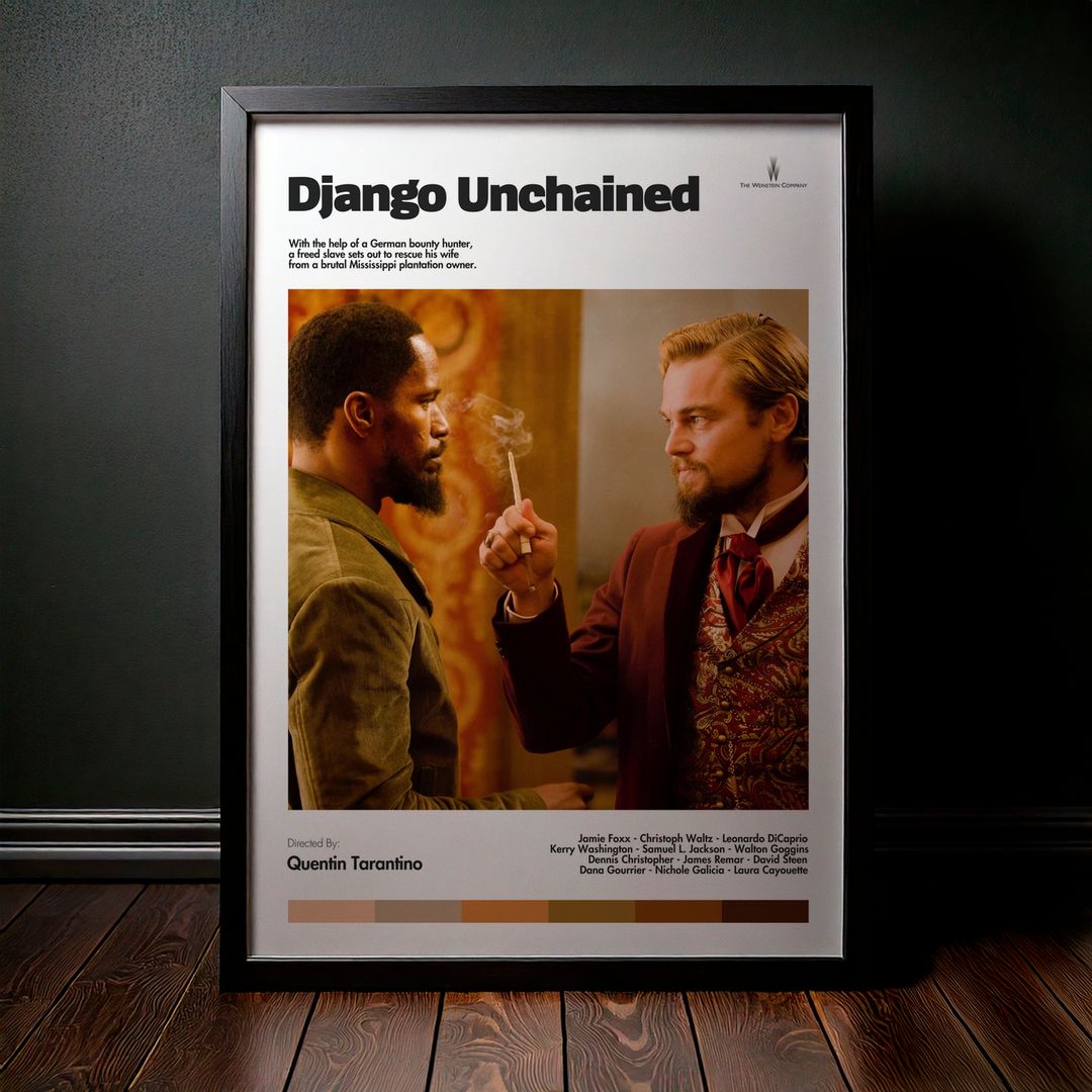 Cuadro Django Unchained (Django sin Cadenas) Modelo 02