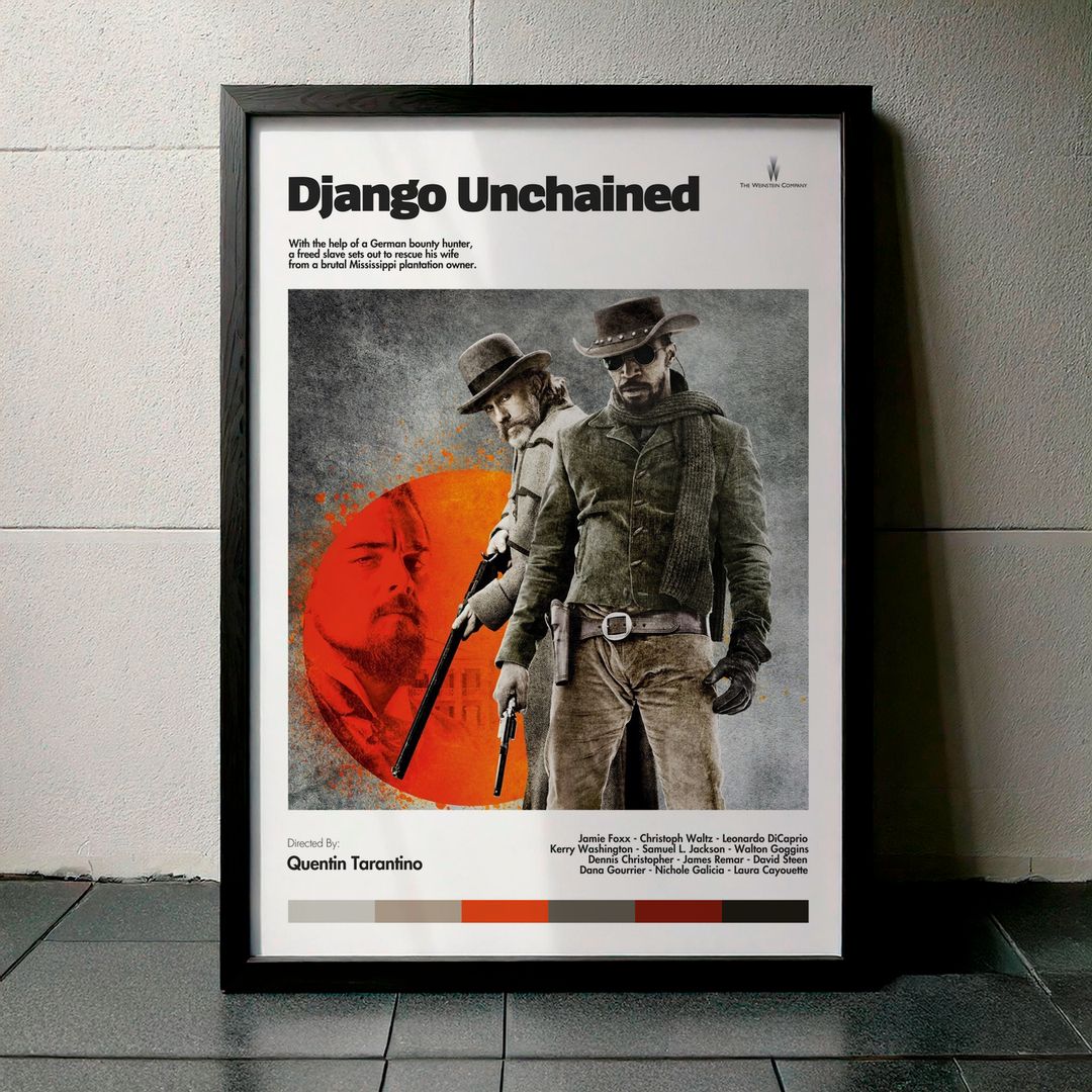 Cuadro Django Unchained (Django sin Cadenas) Modelo 01