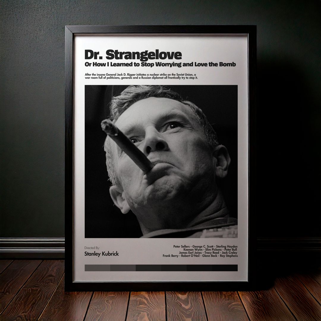 Cuadro Dr. Strangelove or: How I Learned to Stop Worrying and Love the Bomb (Dr. Insólito o: Cómo aprendí a dejar de preocuparme y amar la bomba) Modelo 02