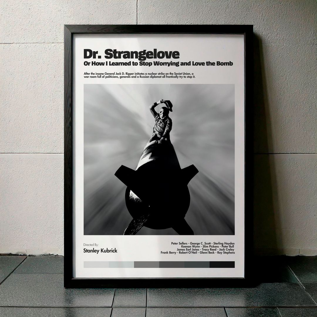 Cuadro Dr. Strangelove or: How I Learned to Stop Worrying and Love the Bomb (Dr. Insólito o: Cómo aprendí a dejar de preocuparme y amar la bomba) Modelo 01