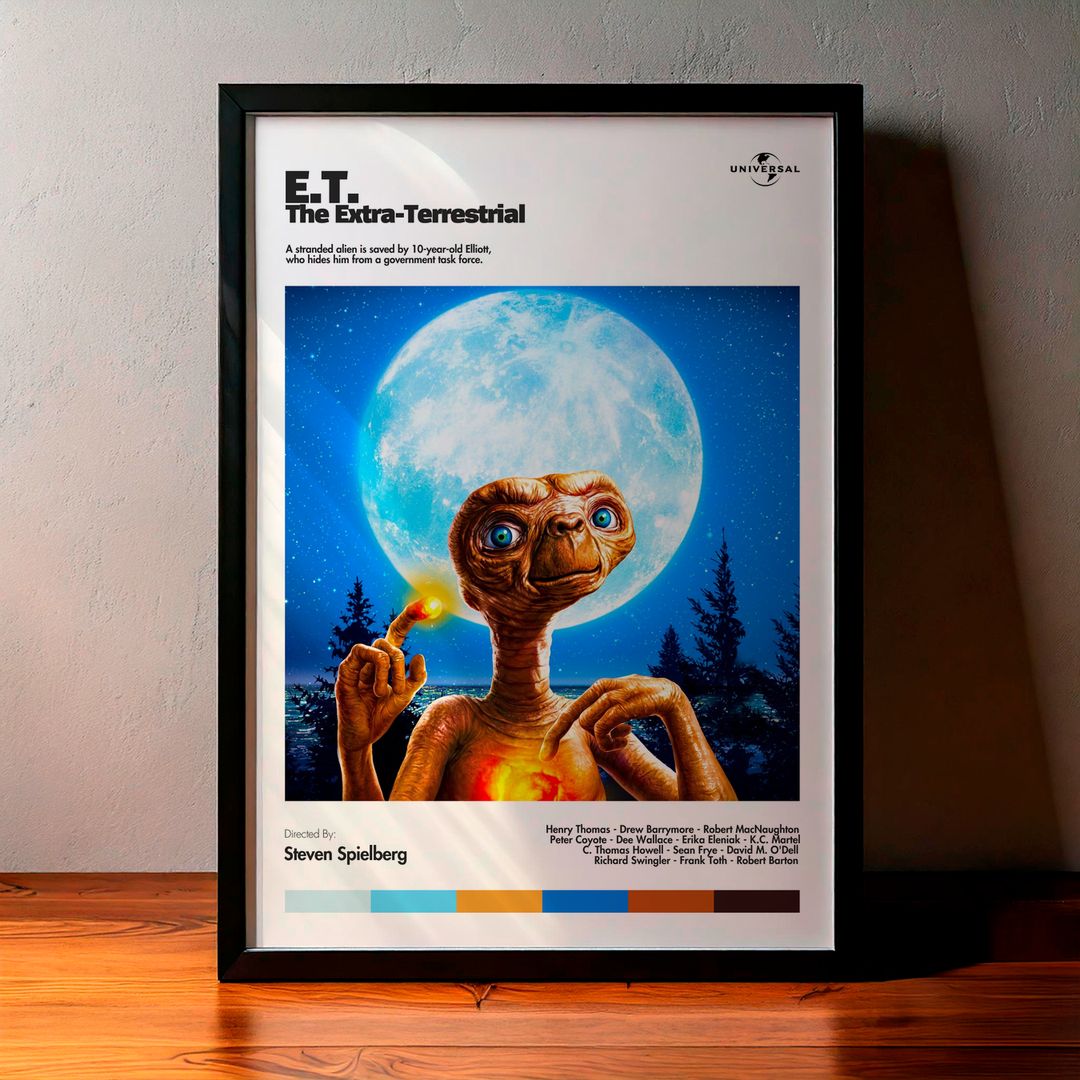 Cuadro E.T. the Extra-Terrestrial (E.T. El Extraterrestre) Modelo 01