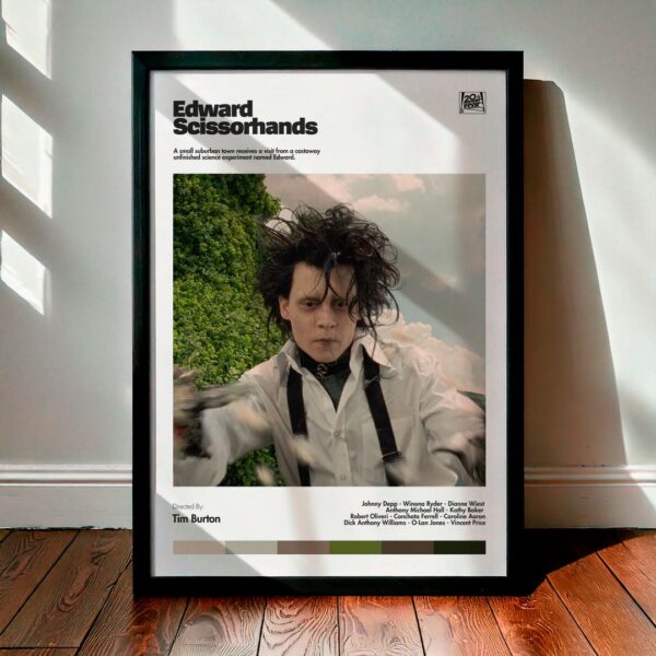 Cuadro Edward Scissorhands (El Joven Manos de Tijera) Modelo 04