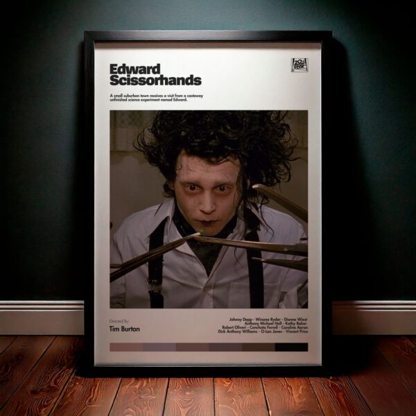 Cuadro Edward Scissorhands (El Joven Manos de Tijera) Modelo 01