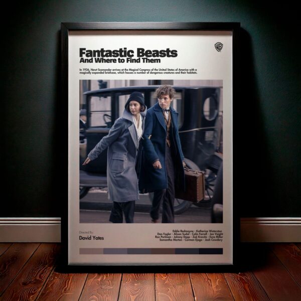 Cuadro Fantastic Beasts and Where to Find Them (Animales Fantásticos: Y Dónde Encontrarlos) Modelo 04