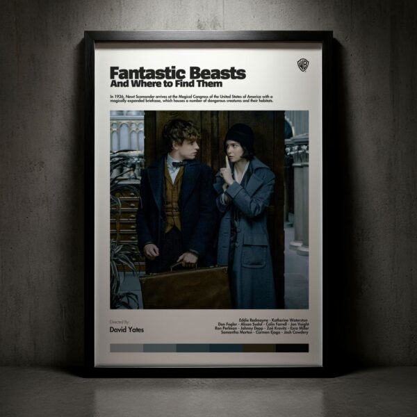 Cuadro Fantastic Beasts and Where to Find Them (Animales Fantásticos: Y Dónde Encontrarlos) Modelo 06