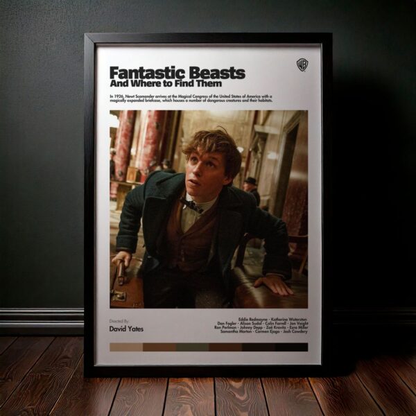 Cuadro Fantastic Beasts and Where to Find Them (Animales Fantásticos: Y Dónde Encontrarlos) Modelo 09