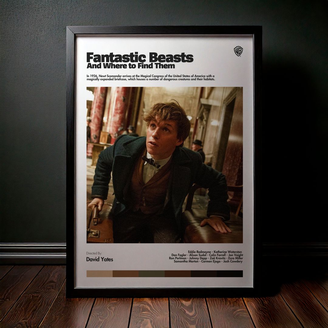 Cuadro Fantastic Beasts and Where to Find Them (Animales Fantásticos: Y Dónde Encontrarlos) Modelo 09