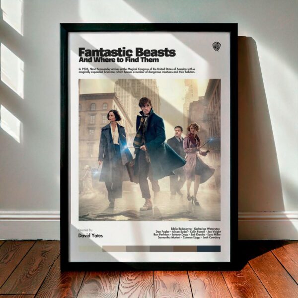 Cuadro Fantastic Beasts and Where to Find Them (Animales Fantásticos: Y Dónde Encontrarlos) Modelo 01