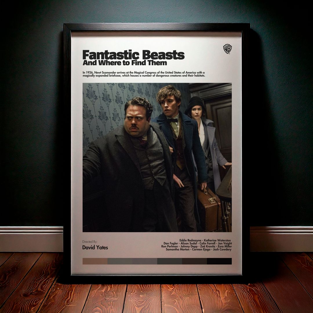 Cuadro Fantastic Beasts and Where to Find Them (Animales Fantásticos: Y Dónde Encontrarlos) Modelo 10