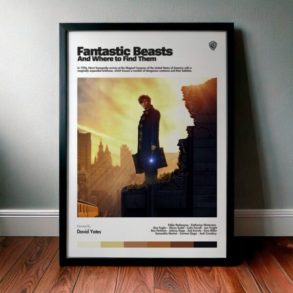 Cuadro Fantastic Beasts and Where to Find Them (Animales Fantásticos: Y Dónde Encontrarlos) Modelo 02