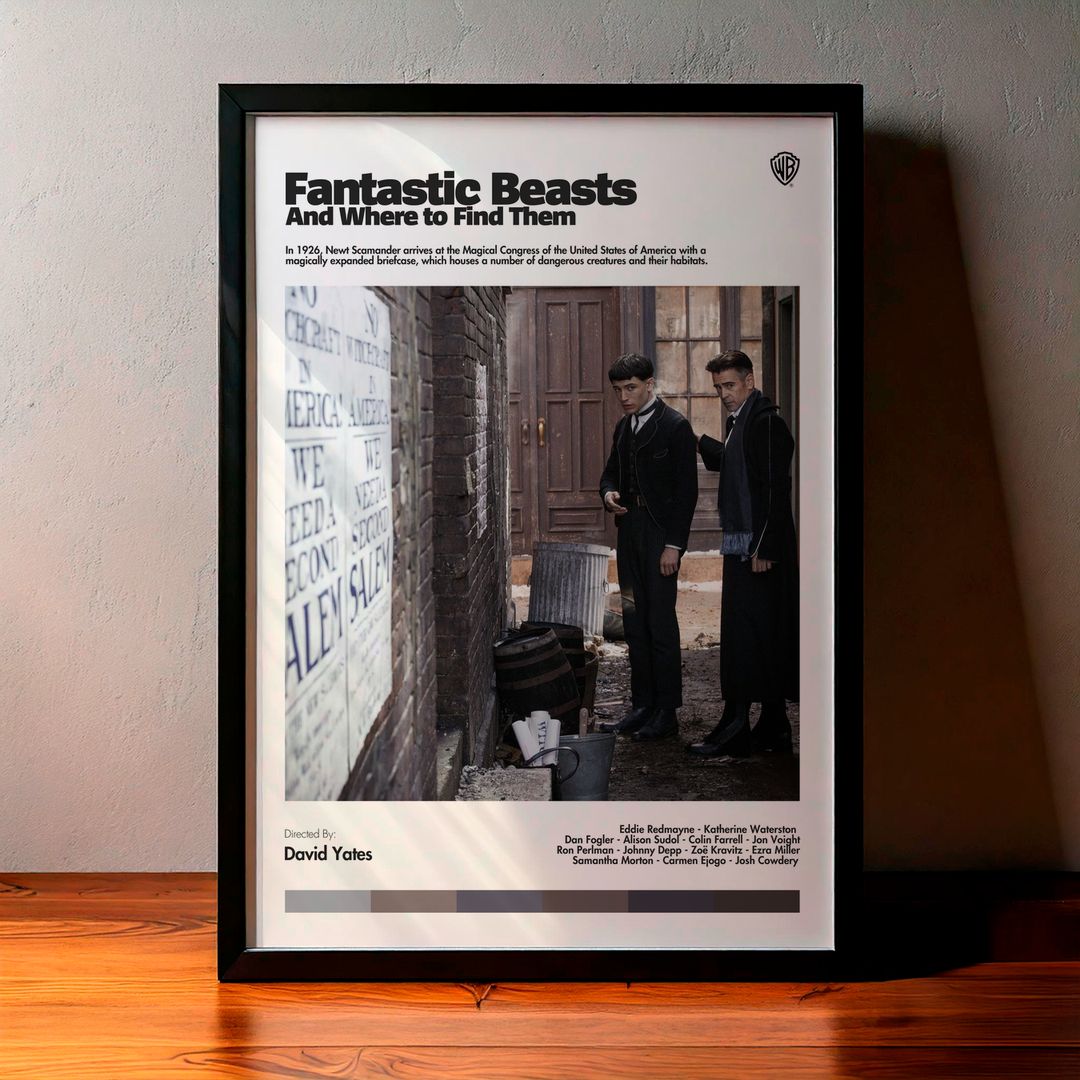 Cuadro Fantastic Beasts and Where to Find Them (Animales Fantásticos: Y Dónde Encontrarlos) Modelo 12