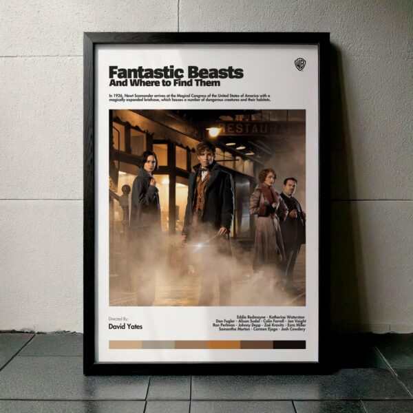 Cuadro Fantastic Beasts and Where to Find Them (Animales Fantásticos: Y Dónde Encontrarlos) Modelo 03