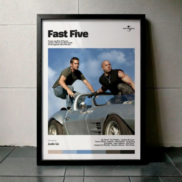 Cuadro Fast Five (Rápidos y Furiosos: 5in Control) Modelo 02