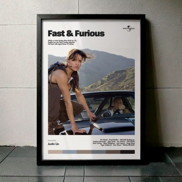 Cuadro Fast & Furious (Rápidos y furiosos) Modelo 03