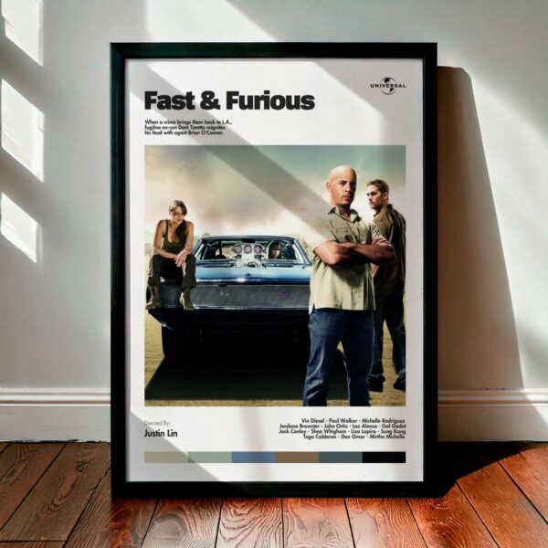Cuadro Fast & Furious (Rápidos y furiosos) Modelo 05