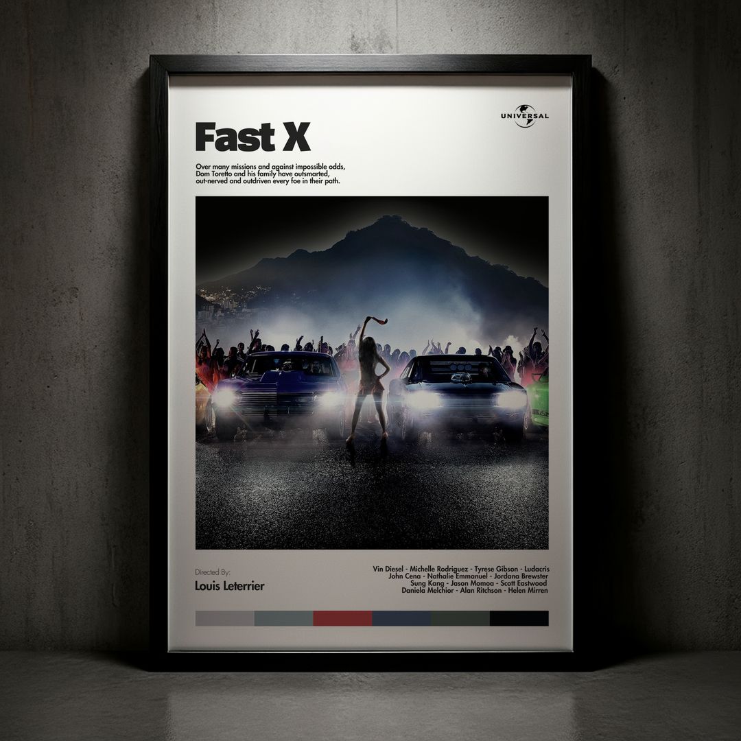 Cuadro Fast X (Rápidos y furiosos X) Modelo 03