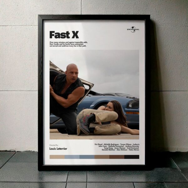 Cuadro Fast X (Rápidos y furiosos X) Modelo 04