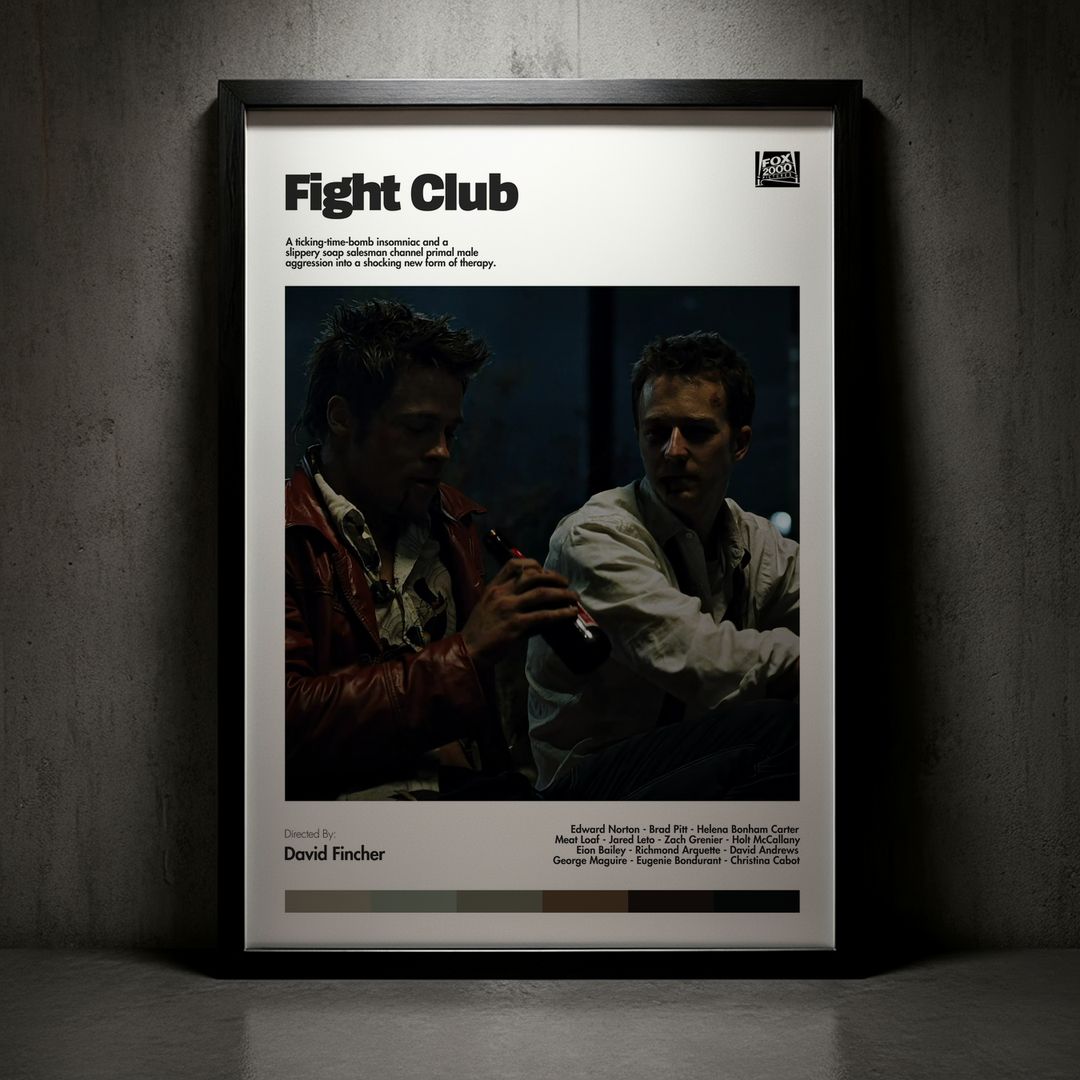 Cuadro Fight Club (El Club de la Pelea) Modelo 04
