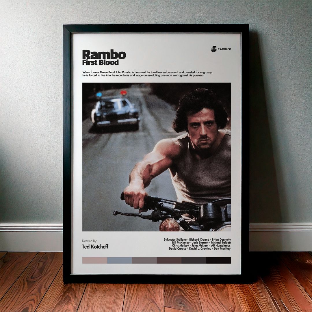 Cuadro First Blood (Rambo) Modelo 03