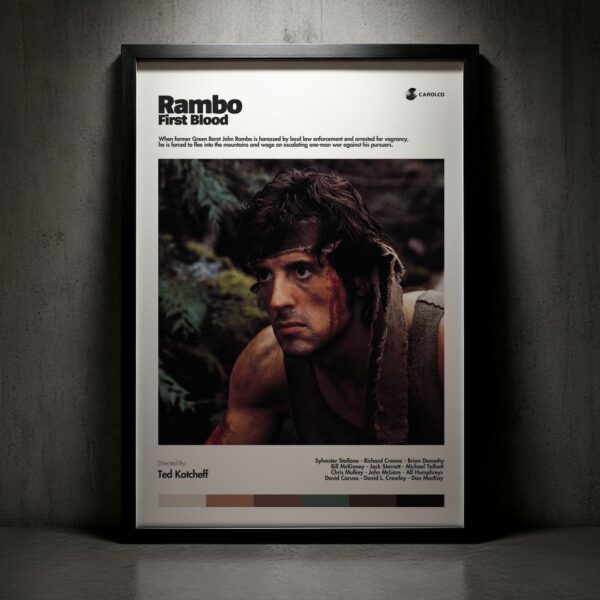 Cuadro First Blood (Rambo) Modelo 01