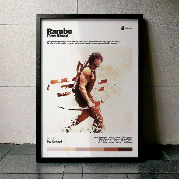 Cuadro First Blood (Rambo) Modelo 02