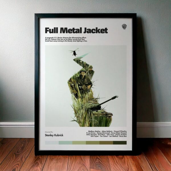 Cuadro Full Metal Jacket (Cara de guerra) Modelo 01