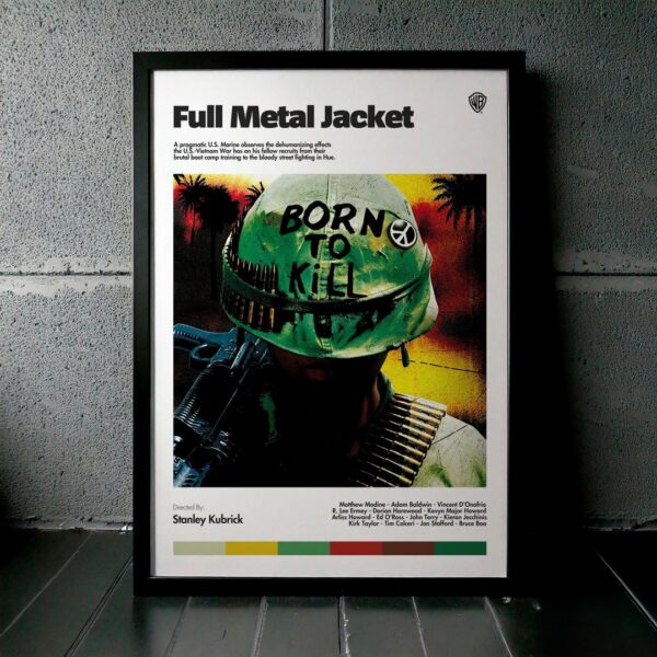 Cuadro Full Metal Jacket (Cara de guerra) Modelo 02