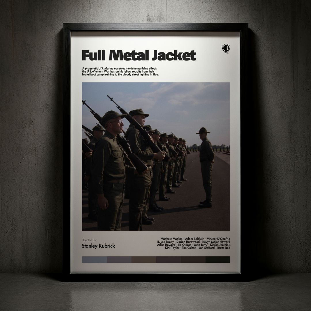 Cuadro Full Metal Jacket (Cara de guerra) Modelo 05