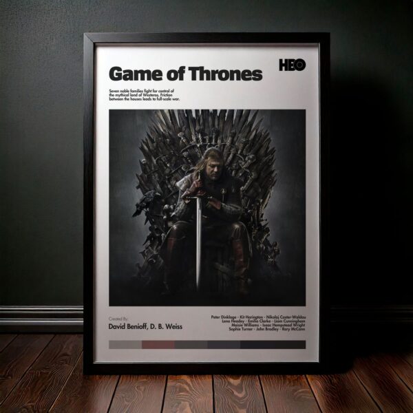 Cuadro Game of Thrones (Juego de tronos) Modelo 01