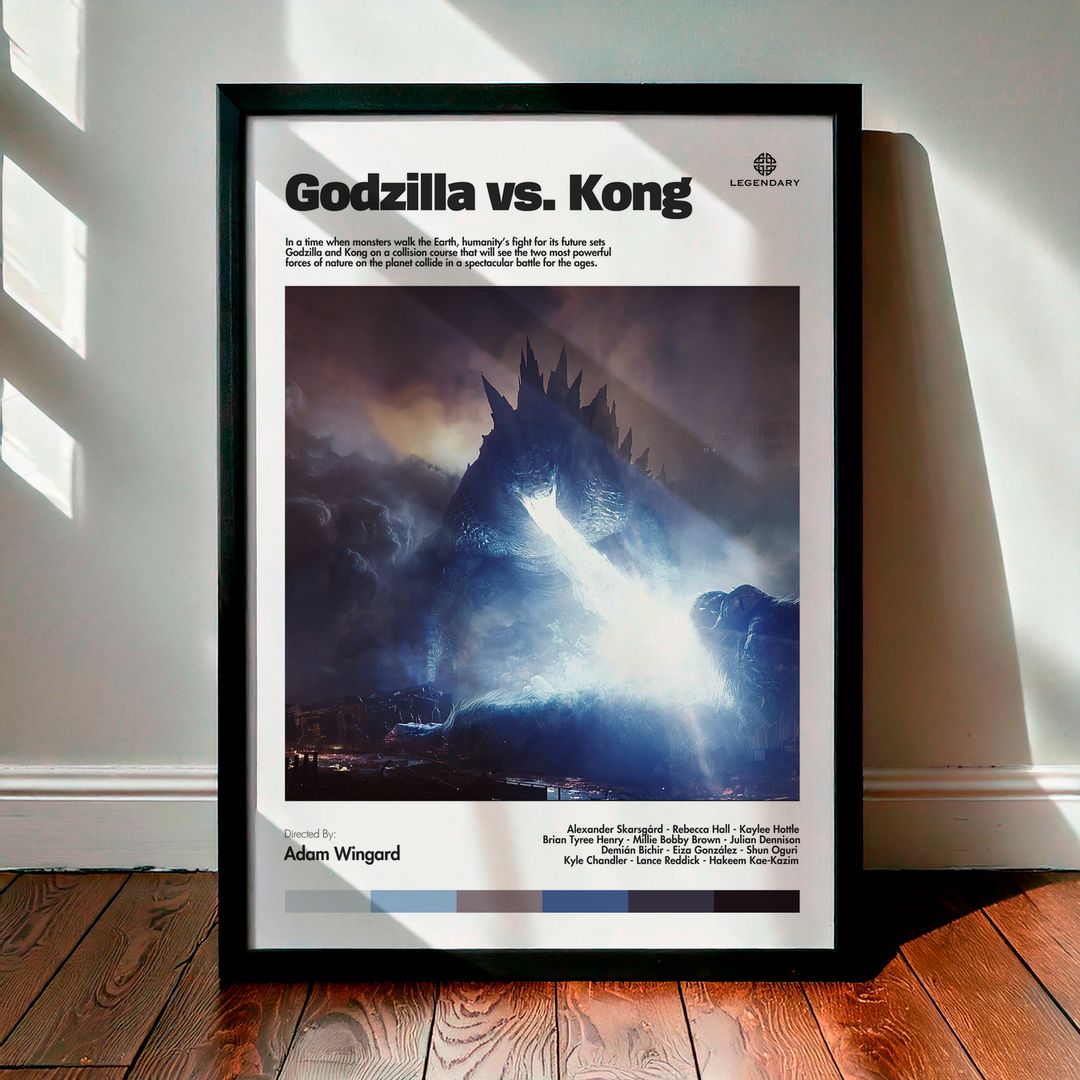Cuadro Godzilla vs. Kong (Godzilla vs Kong) Modelo 04
