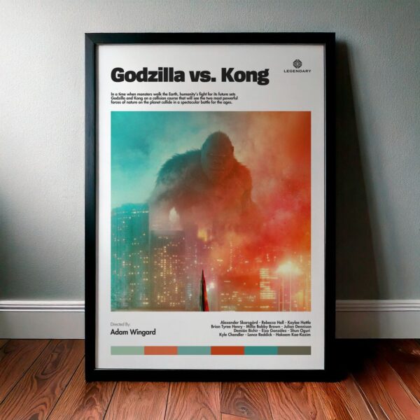 Cuadro Godzilla vs. Kong (Godzilla vs Kong) Modelo 02