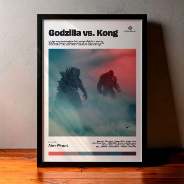 Cuadro Godzilla vs. Kong (Godzilla vs Kong) Modelo 03