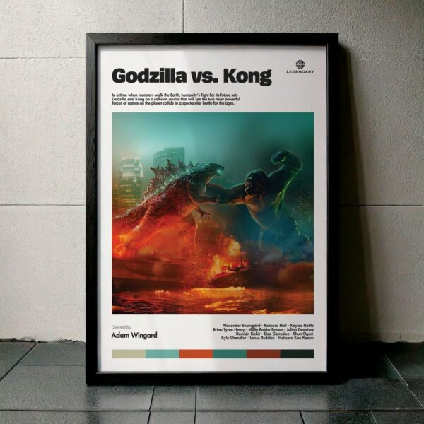 Cuadro Godzilla vs. Kong (Godzilla vs Kong) Modelo 01