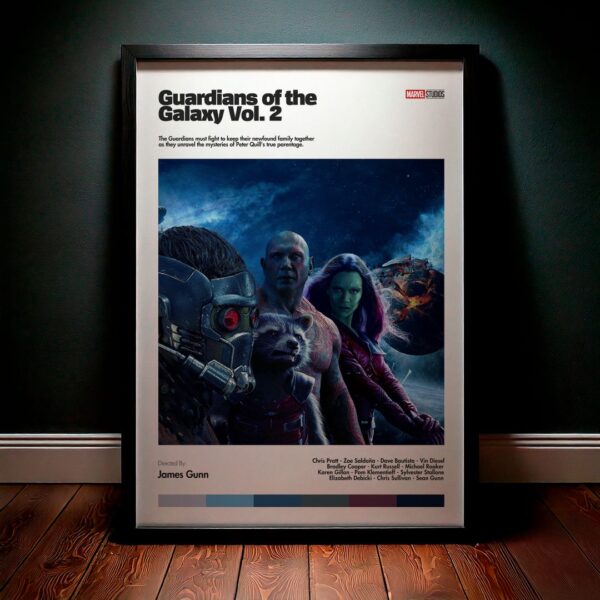 Cuadro Guardians of the Galaxy Vol. 2 (Guardianes de la Galaxia volumen 2) Modelo 04