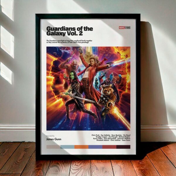 Cuadro Guardians of the Galaxy Vol. 2 (Guardianes de la Galaxia volumen 2) Modelo 05