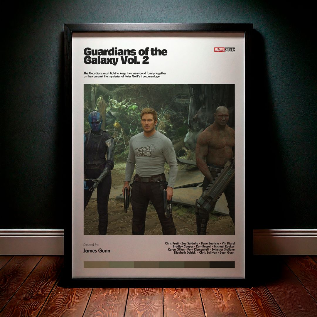 Cuadro Guardians of the Galaxy Vol. 2 (Guardianes de la Galaxia volumen 2) Modelo 09