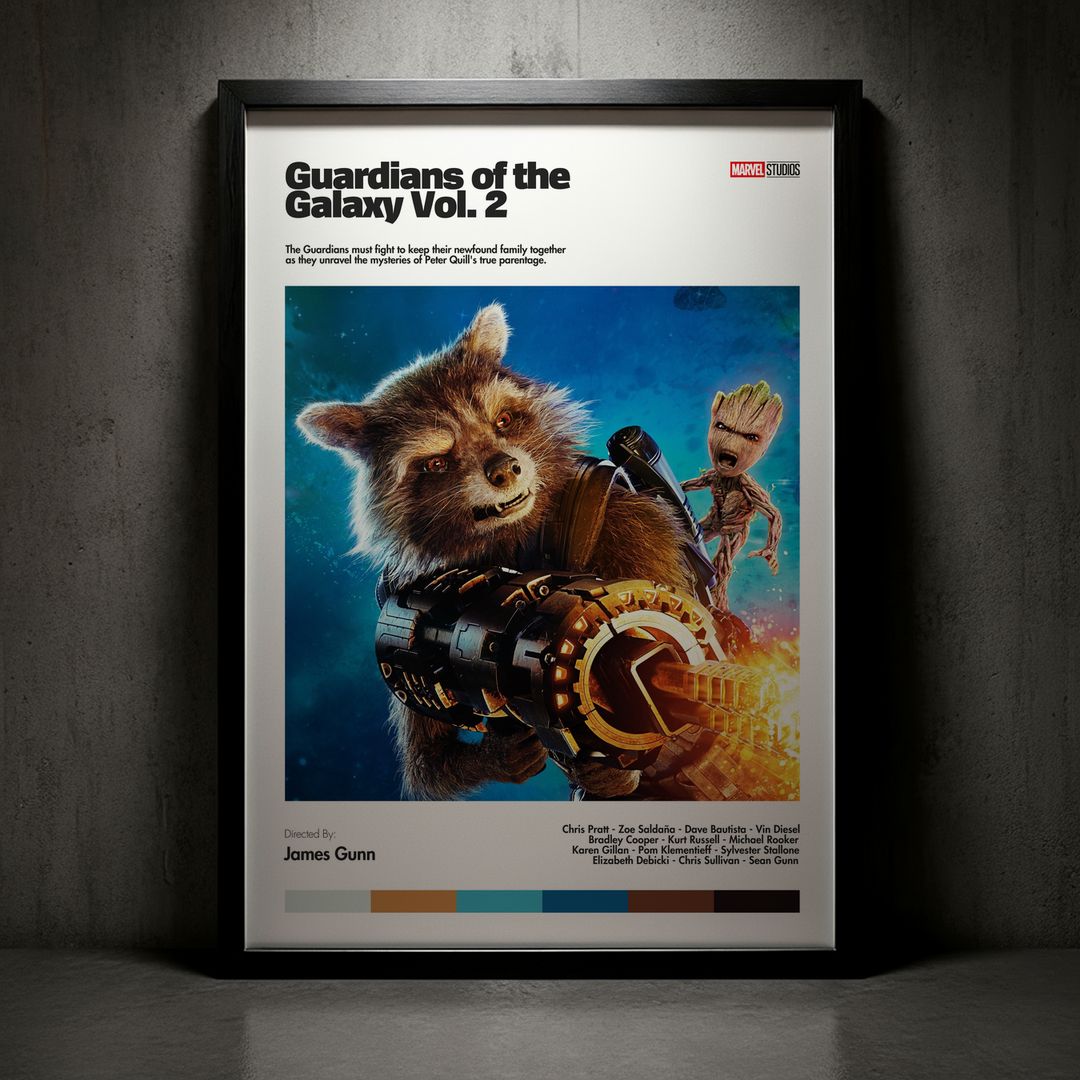 Cuadro Guardians of the Galaxy Vol. 2 (Guardianes de la Galaxia volumen 2) Modelo 10