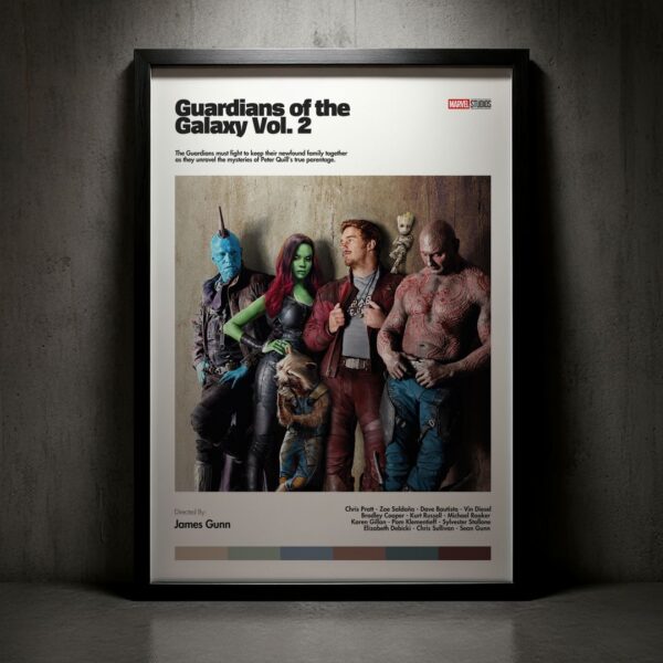 Cuadro Guardians of the Galaxy Vol. 2 (Guardianes de la Galaxia volumen 2) Modelo 08